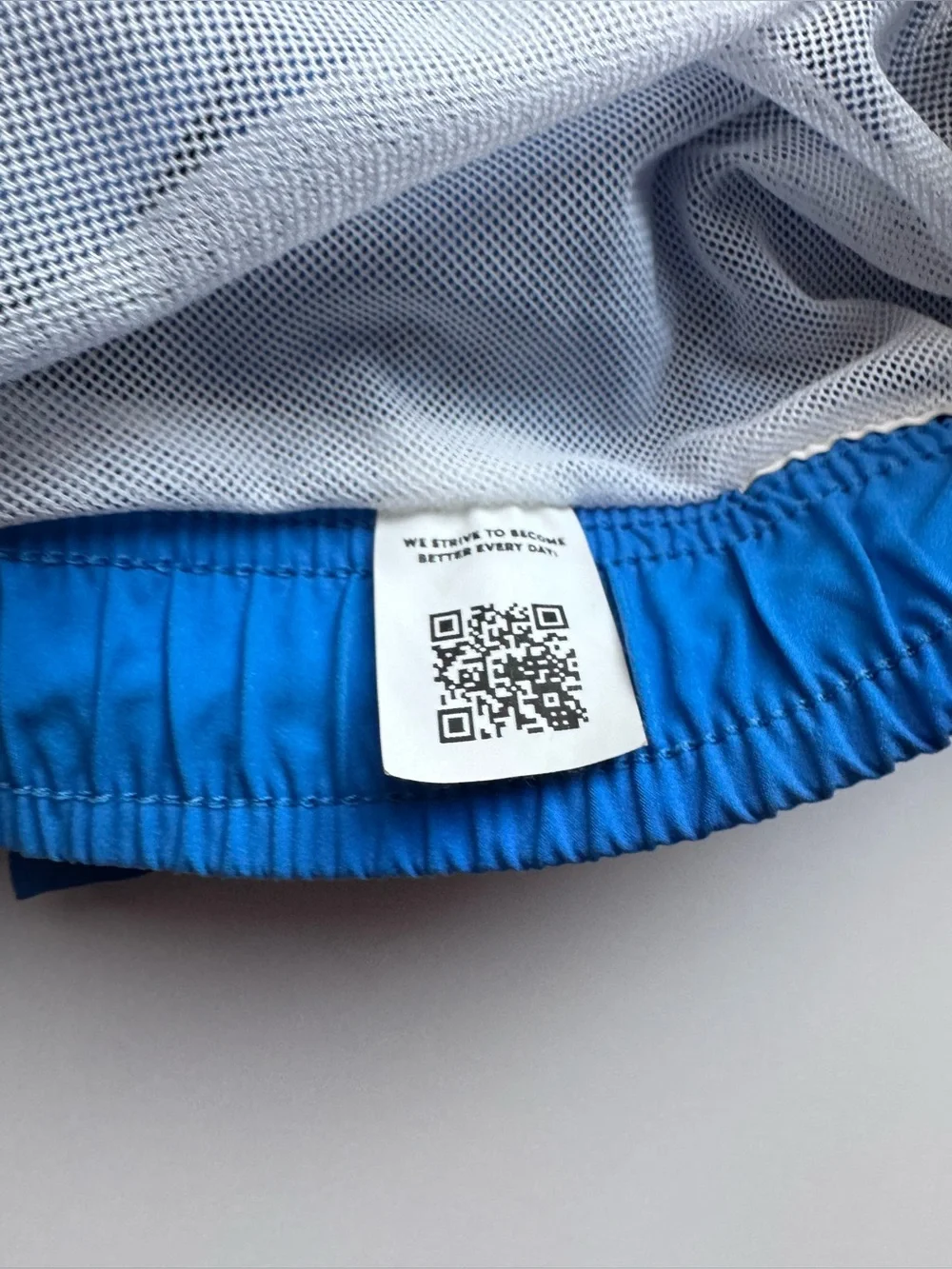 BOSS Bright Blue Swim Trunks with Side Stripe
